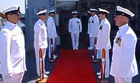 Going ashore for the last time